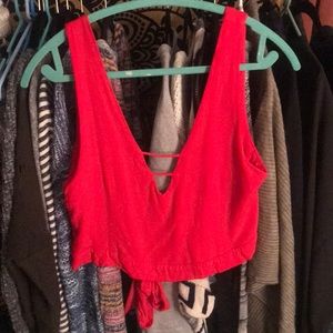 Open back Lucy love tank